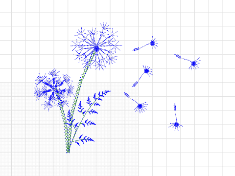 Dandelions With LED Lights