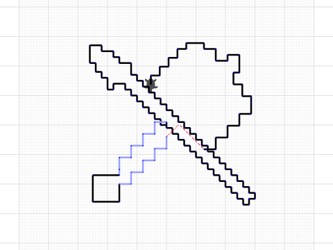 spear mace outline