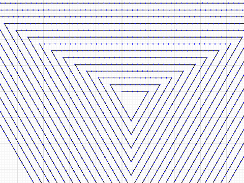 4.5 - Spiral variation 1 - Triangle