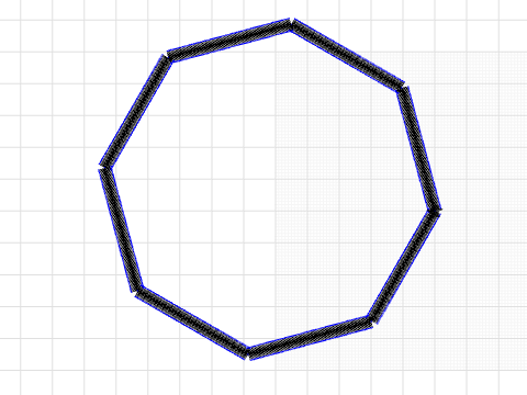 octagon with pointy top