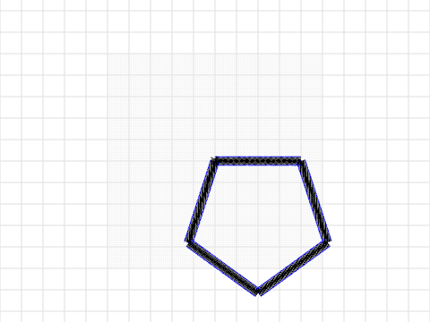 pentagon 4cm