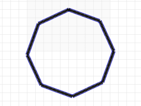 pointy top octagon
