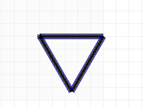 5cm triangle